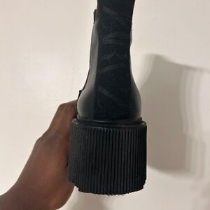 Zara Black Heeled Boots